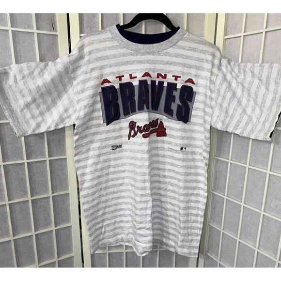 Vintage Atlanta Braves 1991 National League Champions Single Stitch T-Shirt L - Picture 1 of 15